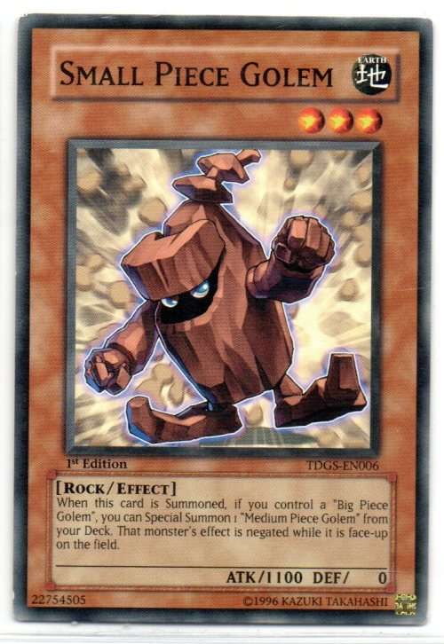 Yu-Gi-Oh! - Small Piece Golem - 1st Ed/Common - The Duelist Genesis (TDGS-EN006)