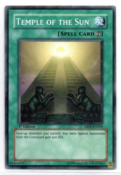 Yu-Gi-Oh! - Temple of the Sun - 1st Ed/Common - Absolute Powerforce (ABPF-EN050)