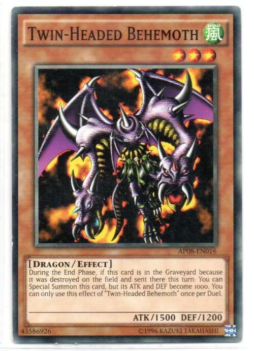 Yu-Gi-Oh! - Twin-Headed Behemoth - Common - Astral Pack Eight (AP08-EN016)