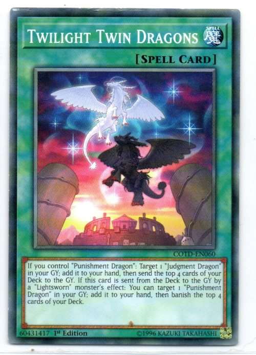Yu-Gi-Oh! - Twilight Twin Dragons - 1st Ed/Common - Code of the Duelist (COTD-EN060)