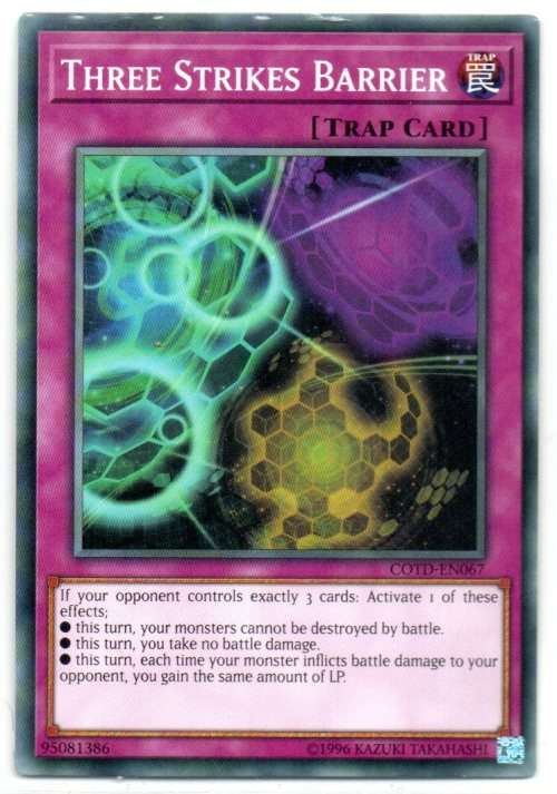 Yu-Gi-Oh! - Three Strikes Barrier - Common - Code of the Duelist (COTD-EN067)