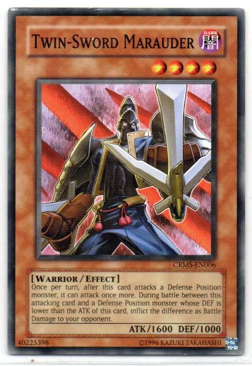 Yu-Gi-Oh! - Twin-Sword Marauder - Common - Crimson Crisis (CRMS-EN006)