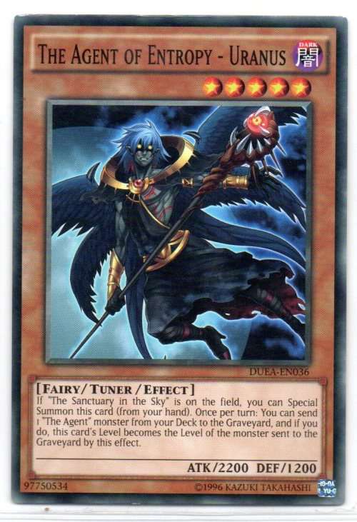 Yu-Gi-Oh! - The Agent of Entropy - Uranus - Common - Duelist Alliance (DUEA-EN036)