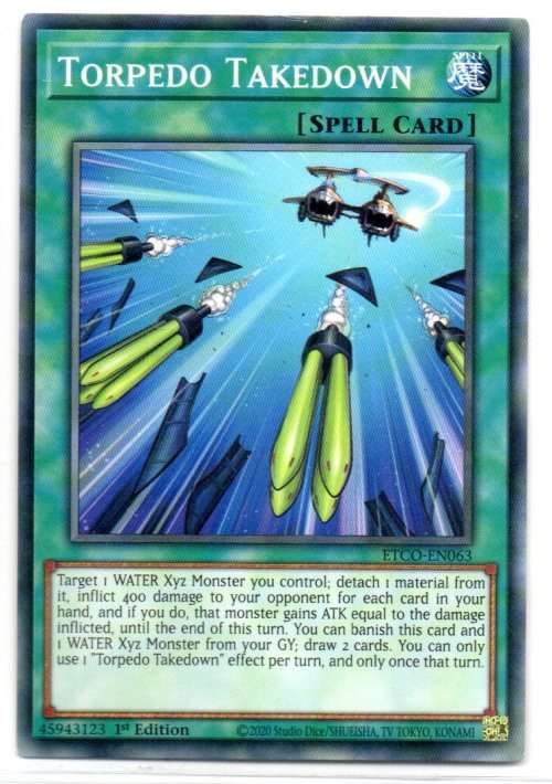 Yu-Gi-Oh! - Torpedo Takedown - 1st Ed/Common - Eternity Code (ETCO-EN063)