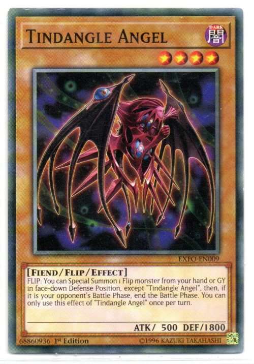 Yu-Gi-Oh! - Tindangle Angel - 1st Ed/Common - Extreme Force (EXFO-EN009)
