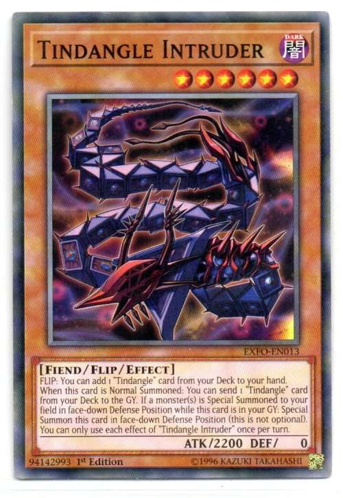 Yu-Gi-Oh! - Tindangle Intruder - 1st Ed/Common - Extreme Force (EXFO-EN013)