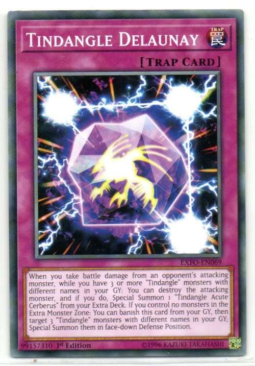 Yu-Gi-Oh! - Tindangle Delaunay - 1st Ed/Common - Extreme Force (EXFO-EN069)