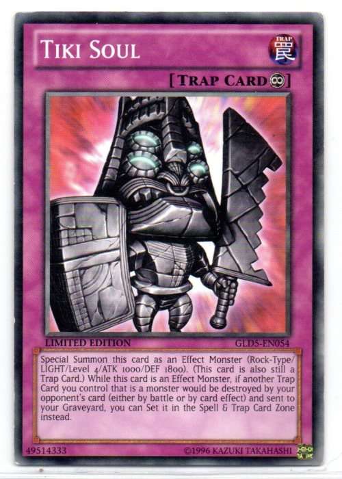 Yu-Gi-Oh! - Tiki Soul - Limited Ed/Common - Gold Series: Haunted Mine (GLD5-EN054)