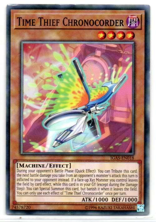 Yu-Gi-Oh! - Time Thief Chronocorder - Common - Ignition Assault (IGAS-EN018)