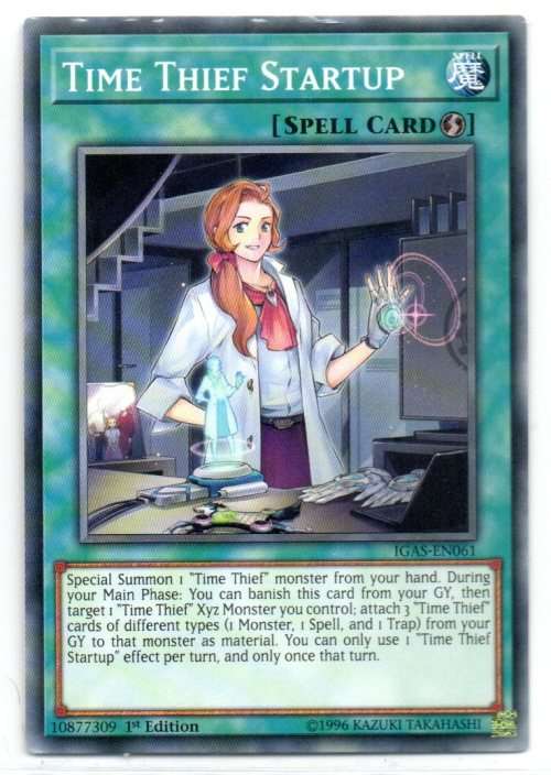 Yu-Gi-Oh! - Time Thief Startup - 1st Ed/Common - Ignition Assault (IGAS-EN061)