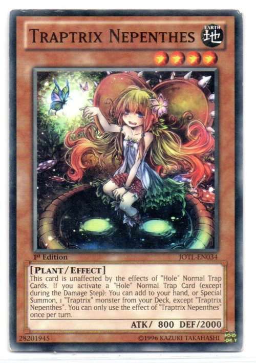 Yu-Gi-Oh! - Traptrix Nepenthes - 1st Ed/Common - Judgment of the Light (JOTL-EN034)