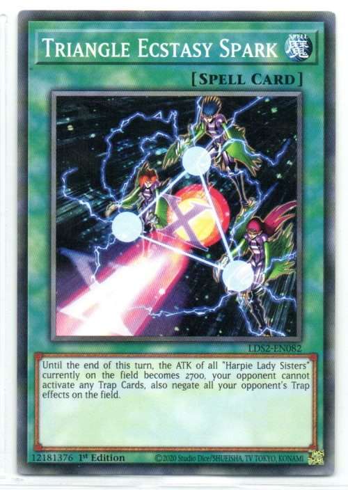 Yu-Gi-Oh! - Triangle Ecstasy Spark - 1st Ed/Common - Legendary Duelists: Season 2 (LDS2-EN082)