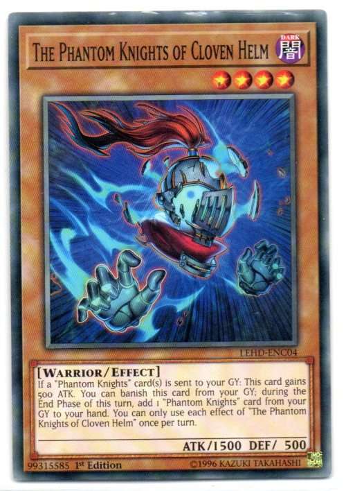 Yu-Gi-Oh! - The Phantom Knights of Cloven Helm - 1st Ed/Common - Legendary Hero Decks (LEHD-ENC04)