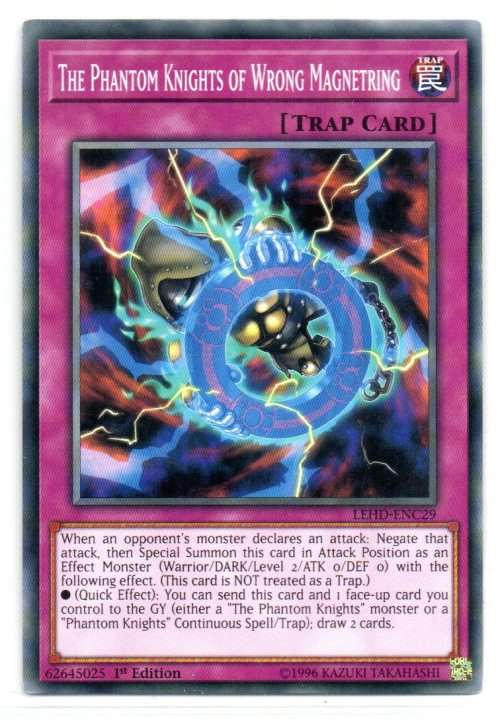 Yu-Gi-Oh! - The Phantom Knights of Wrong Magnetring - 1st Ed/Common - Legendary Hero Decks (LEHD-ENC