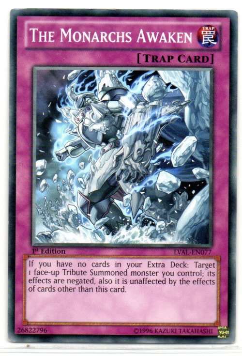 Yu-Gi-Oh! - The Monarchs Awaken - 1st Ed/Common - Legacy of the Valiant (LVAL-EN077)