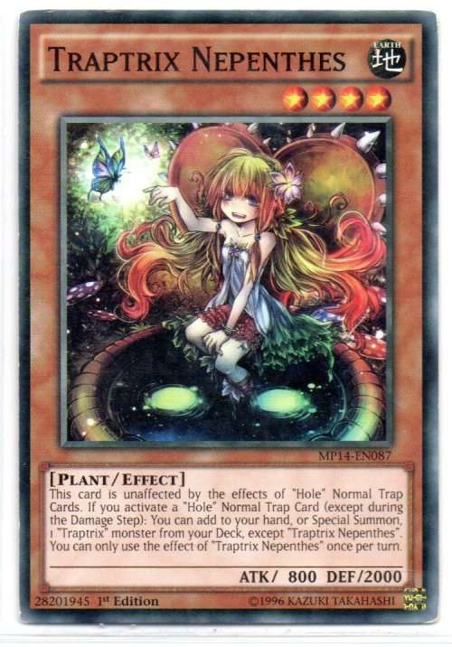 Yu-Gi-Oh! - Traptrix Nepenthes - 1st Ed/Common - 2014 Mega-Tin Mega Pack (MP14-EN087)