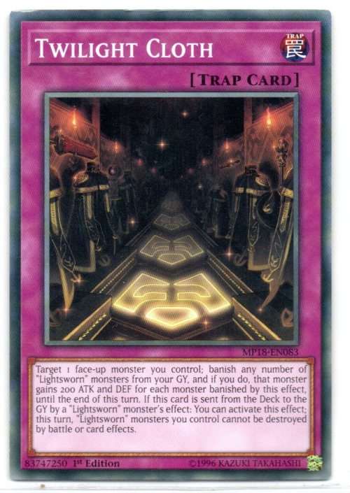 Yu-Gi-Oh! - Twilight Cloth - 1st Ed/Common - 2018 Mega-Tin Mega Pack (MP18-EN083)