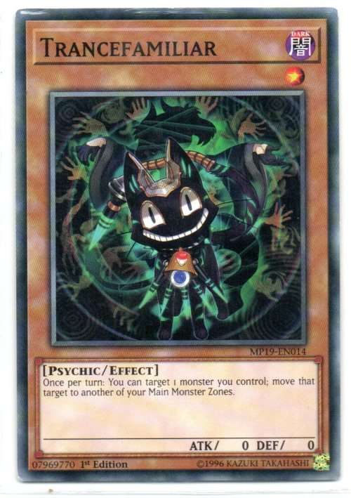 Yu-Gi-Oh! - Trancefamiliar - 1st Ed/Common - 2019 Gold Sarcophagus Tin Mega Pack (MP19-EN014)