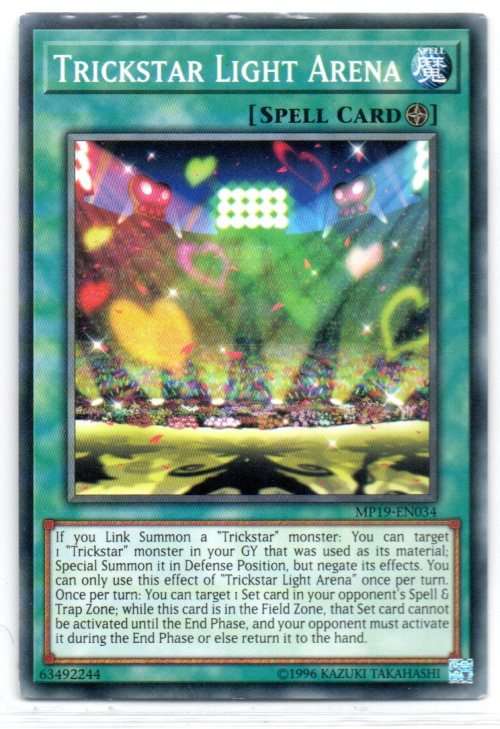 Yu-Gi-Oh! - Trickstar Light Arena - Common - 2019 Gold Sarcophagus Tin Mega Pack (MP19-EN034)