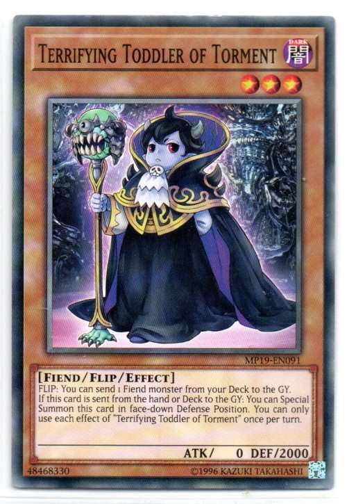 Yu-Gi-Oh! - Terrifying Toddler of Torment - Common - 2019 Gold Sarcophagus Tin Mega Pack (MP19-EN091