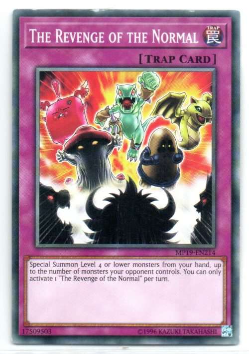 Yu-Gi-Oh! - The Revenge of the Normal - Common - 2019 Gold Sarcophagus Tin Mega Pack (MP19-EN214)