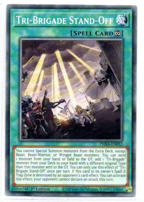Yu-Gi-Oh! - Tri-Brigade Stand-Off - 1st Ed/Common - Phantom Rage (PHRA-EN052)