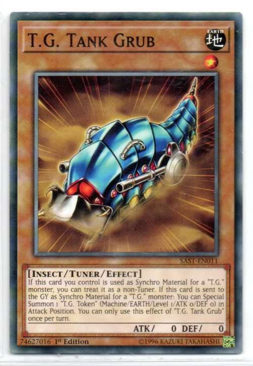 Yu-Gi-Oh! - T.G. Tank Grub - 1st Ed/Common - Savage Strike (SAST-EN011)