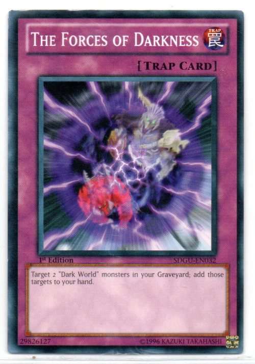 Yu-Gi-Oh! - The Forces of Darkness - 1st Ed/Common - Gates of the Underworld Structure Deck (SDGU-EN