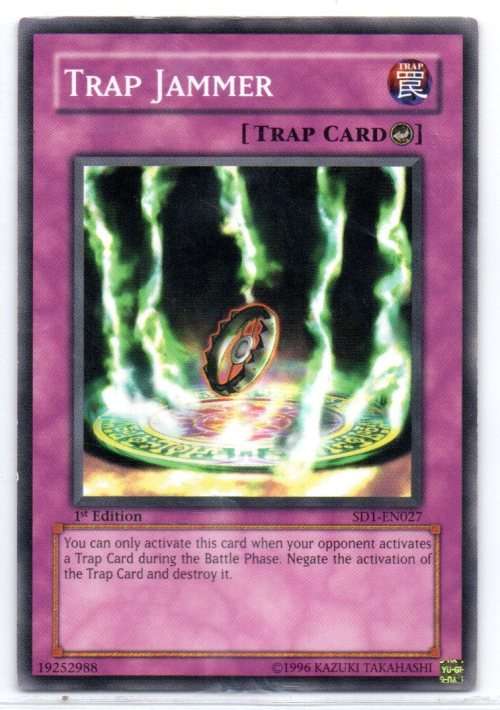 Yu-Gi-Oh! - Trap Jammer - 1st Ed/Common - Structure Deck: Dragon`s Roar (SD1-EN027)
