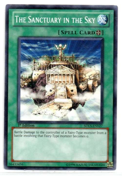 Yu-Gi-Oh! - The Sanctuary in the Sky - 1st Ed/Common - Lost Sanctuary Structure Deck (SDLS-EN027)