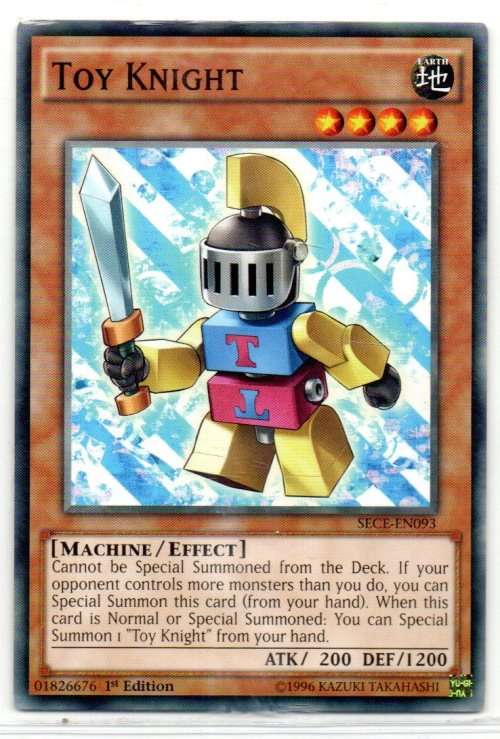 Yu-Gi-Oh! - Toy Knight - 1st Ed/Common - Secrets of Eternity (SECE-EN093)