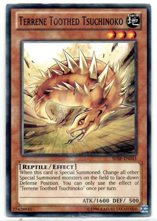 Yu-Gi-Oh! - Terrene Toothed Tsuchinoko - Common - Shadow Specters (SHSP-EN043)