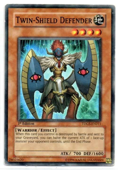 Yu-Gi-Oh! - Twin-Shield Defender - 1st Ed/Common - The Duelist Genesis (TDGS-EN011)