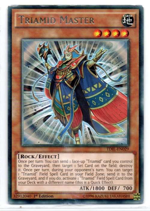 Yu-Gi-Oh! - Triamid Master - 1st Ed/Rare - The Dark Illusion (TDIL-EN029)