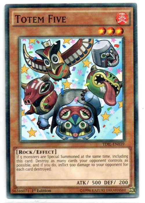 Yu-Gi-Oh! - Totem Five - 1st Ed/Common - The Dark Illusion (TDIL-EN039)