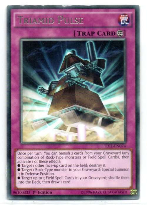 Yu-Gi-Oh! - Triamid Pulse - 1st Ed/Rare - The Dark Illusion (TDIL-EN074)