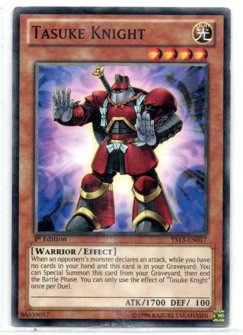 Yu-Gi-Oh! - Tasuke Knight - 1st Ed/Common - Super Starter: V for Victory (YS13-EN017)