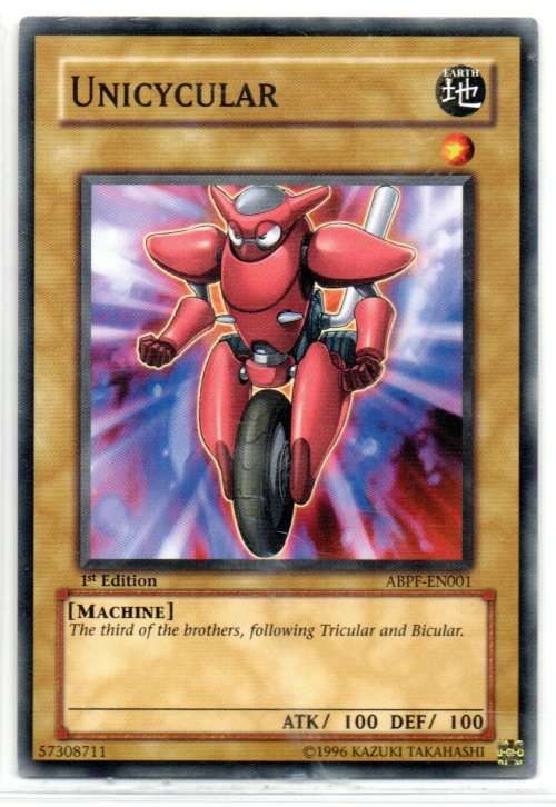 Yu-Gi-Oh! - Unicycular - 1st Ed/Common - Absolute Powerforce (ABPF-EN001)