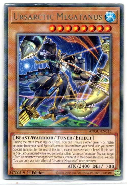 Yu-Gi-Oh! - Ursarctic Megatanus - 1st Ed/Rare - Ancient Guardians (ANGU-EN031)