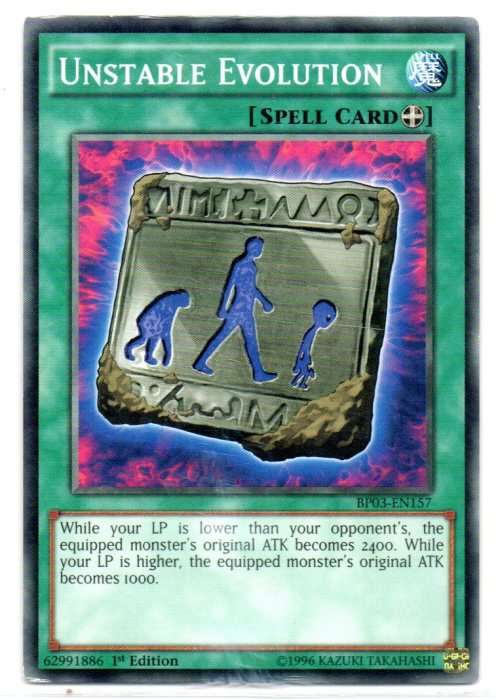 Yu-Gi-Oh! - Unstable Evolution - 1st Ed/Common - Battle Pack 3: Monster League (BP03-EN157)