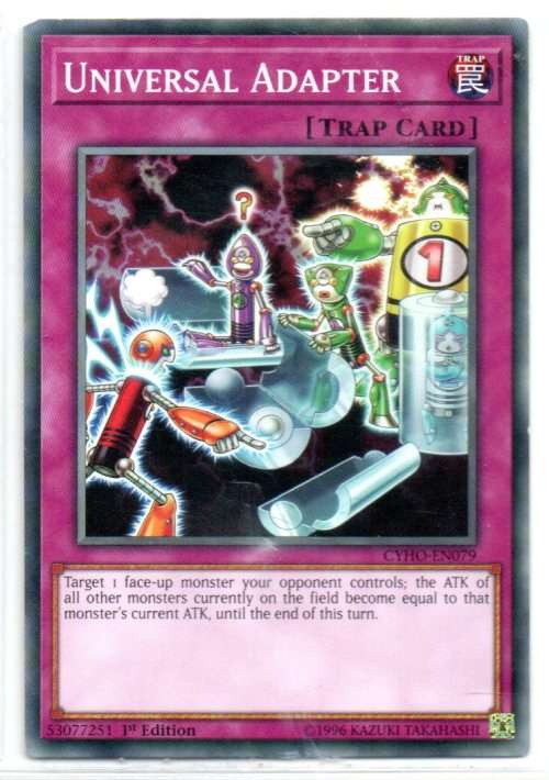 Yu-Gi-Oh! - Universal Adapter - 1st Ed/Common - Cybernetic Horizon (CYHO-EN079)