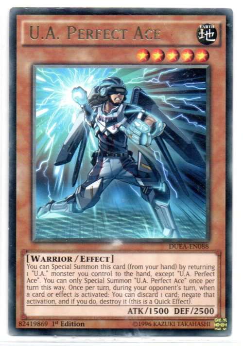 Yu-Gi-Oh! - U.A. Perfect Ace - 1st Ed/Rare - Duelist Alliance (DUEA-EN088)