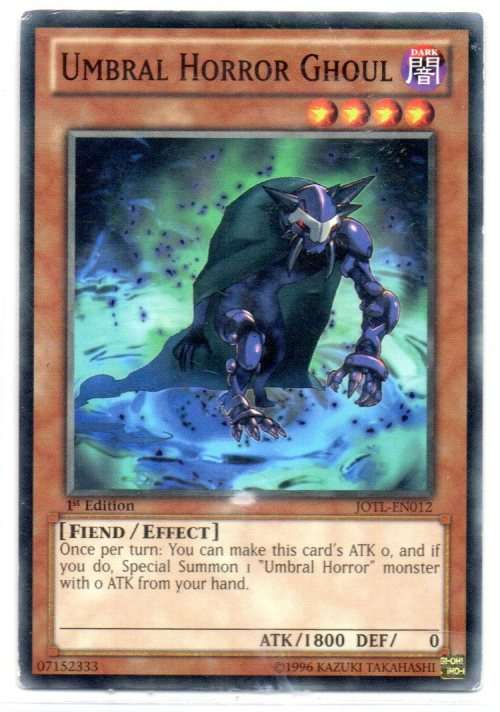 Yu-Gi-Oh! - Umbral Horror Ghoul - 1st Ed/Common - Judgment of the Light (JOTL-EN012)