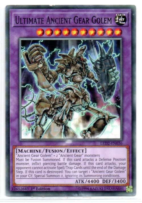 Yu-Gi-Oh! - Ultimate Ancient Gear Golem - 1st Ed/Common - Legendary Duelists: Ancient Millennium (LE