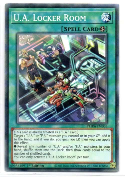 Yu-Gi-Oh! - U.A. Locker Room - 1st Ed/Common - Phantom Rage (PHRA-EN062)