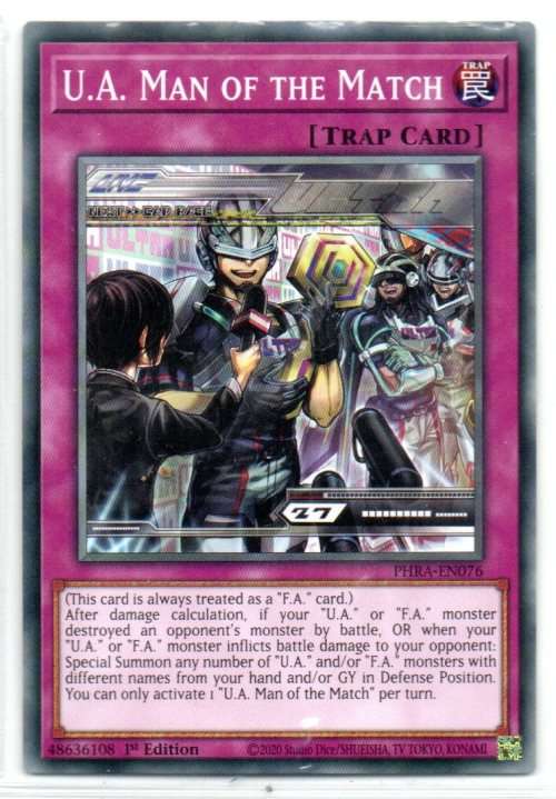 Yu-Gi-Oh! - U.A. Man of the Match - 1st Ed/Common - Phantom Rage (PHRA-EN076)