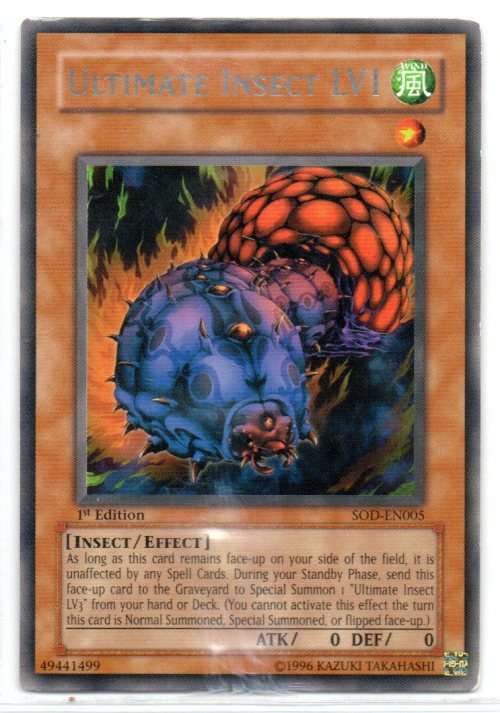 Yu-Gi-Oh! - Ultimate Insect LV1 - 1st Ed/Rare - Soul of the Duelist (SOD-EN005)