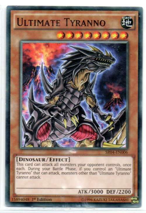 Yu-Gi-Oh! - Ultimate Tyranno - 1st Ed/Common - Dinosmasher`s Fury Structure Deck (SR04-EN006)
