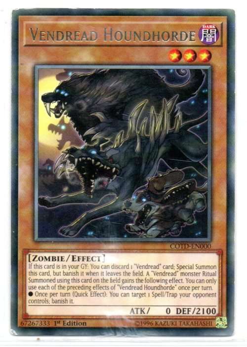 Yu-Gi-Oh! - Vendread Houndhorde - 1st Ed/Rare - Code of the Duelist (COTD-EN000)