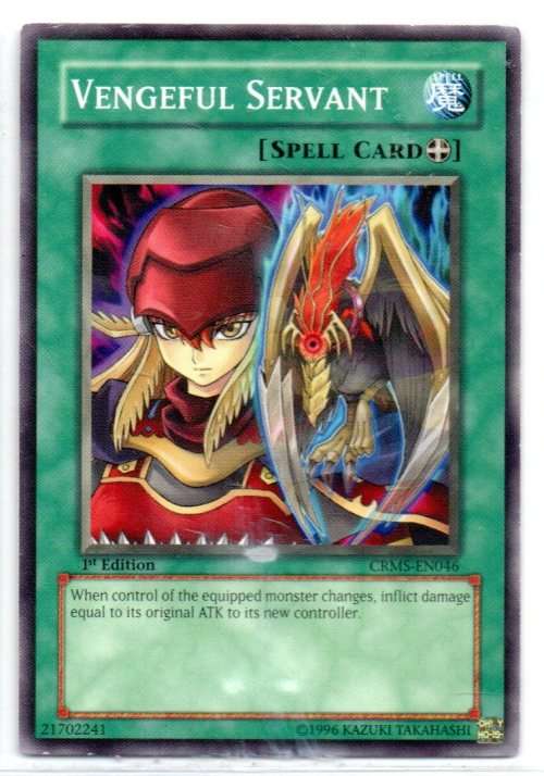 Yu-Gi-Oh! - Vengeful Servant - 1st Ed/Common - Crimson Crisis (CRMS-EN046)